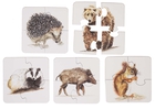 Puzzle 4-elementowe Zwierzęta leśne (2)