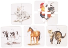 Puzzle 4-elementowe Zwierzęta wiejskie (2)