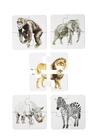 Puzzle 4-elementowe Zwierzęta Afryki (4)