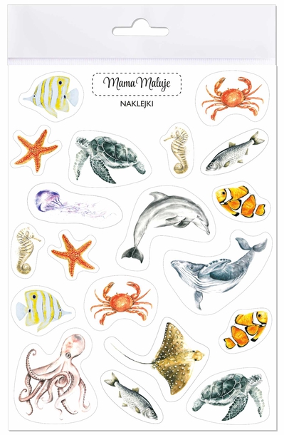 Naklejki Zwierzęta mórz i oceanów (1)