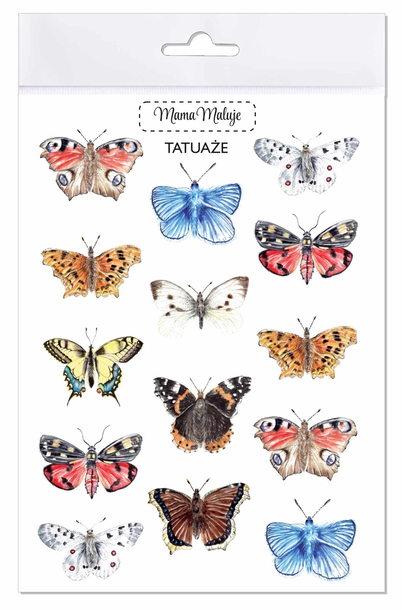 Tatuaże zmywalne Motyle (1)